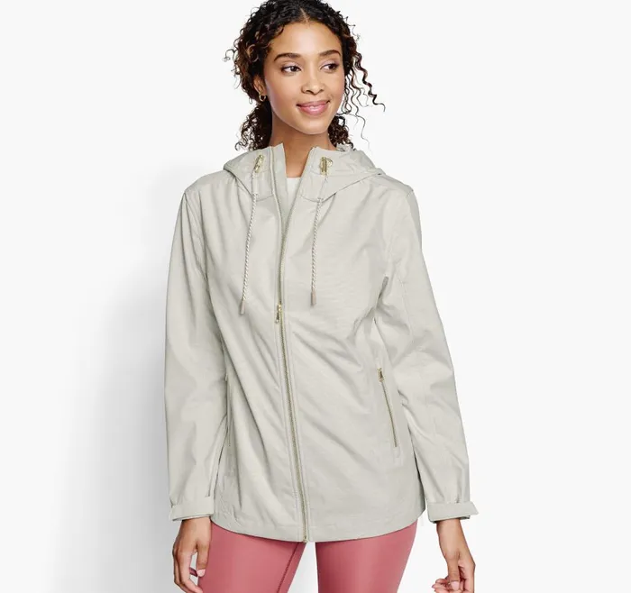 Johnston and Murphy Hooded Anorak Neutral Multi Women Coats Jackets and Vests Johnston and Murphy Hooded Anorak Neutral Multi Women Coats Jackets and Vests