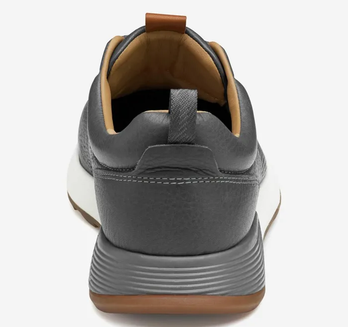 Johnston and Murphy Kinnon Perfed Jogger Gray Full Grain Men SlipOns Johnston and Murphy Kinnon Perfed Jogger Gray Full Grain Men SlipOns