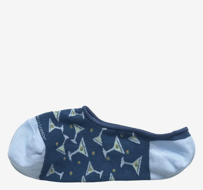 Johnston and Murphy LowCut Liner Socks Navy Martini Men Socks