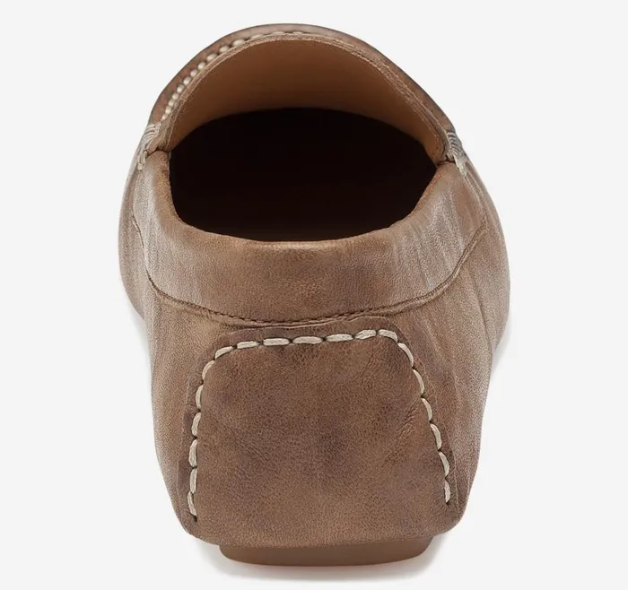 Johnston and Murphy Maggie Penny Tan Italian Washed Sheepskin Women Mules and Loafers Johnston and Murphy Maggie Penny Tan Italian Washed Sheepskin Women Mules and Loafers
