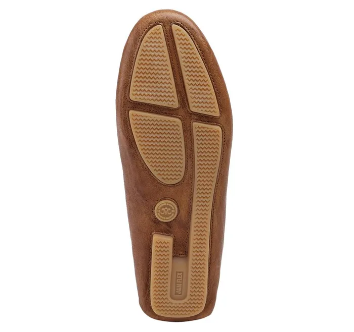 Johnston and Murphy Maggie Penny Tan Italian Washed Sheepskin Women Mules and Loafers Johnston and Murphy Maggie Penny Tan Italian Washed Sheepskin Women Mules and Loafers