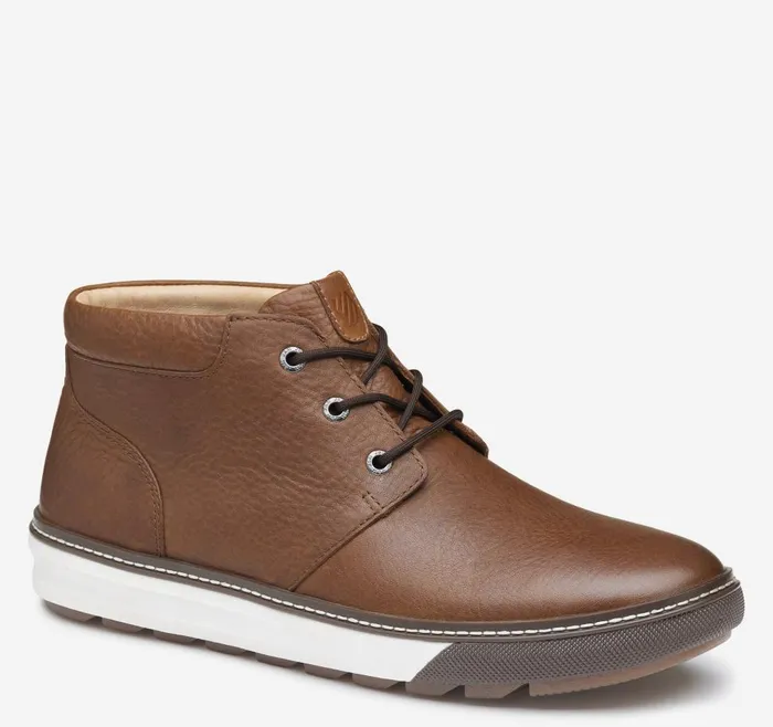 Johnston and Murphy McGuffey Lug Chukka Boot Brown Waterproof Full Grain Men Boots Johnston and Murphy McGuffey Lug Chukka Boot Brown Waterproof Full Grain Men Boots