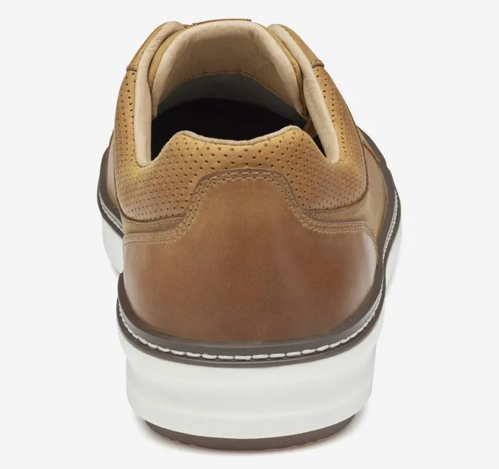 Johnston and Murphy McGuffey Lug LaceToToe Tan Oiled Waterproof Full Grain Men Sneakers Johnston and Murphy McGuffey Lug LaceToToe Tan Oiled Waterproof Full Grain Men Sneakers
