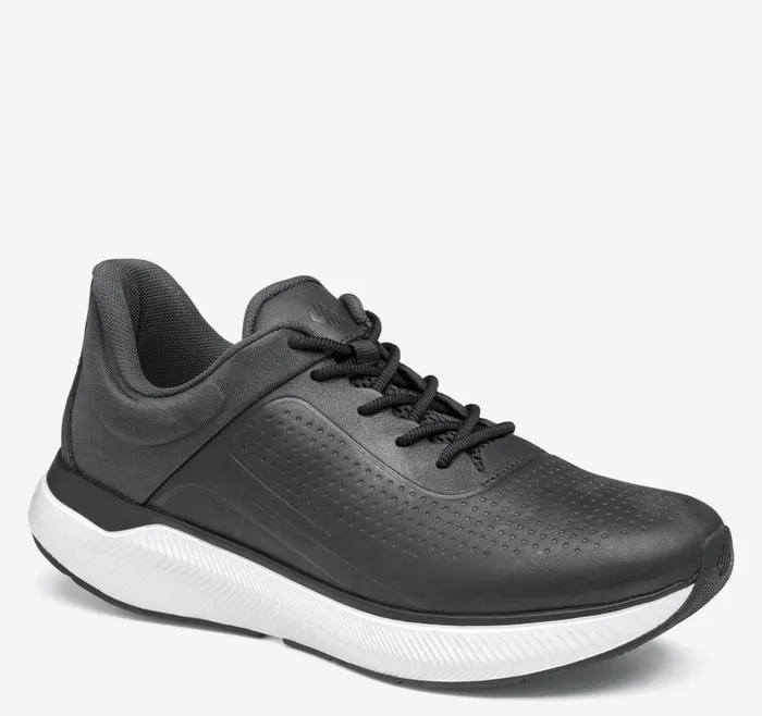 Johnston and Murphy Miles UThroat Black Full Grain Men Sneakers
