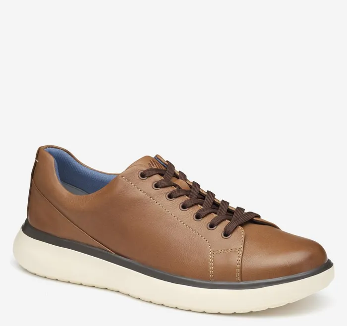 Johnston and Murphy Oasis LaceToToe Tan Full Grain Men Sneakers