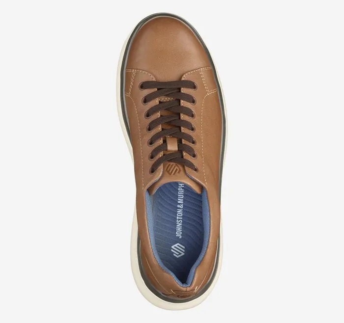 Johnston and Murphy Oasis LaceToToe Tan Full Grain Men Sneakers Johnston and Murphy Oasis LaceToToe Tan Full Grain Men Sneakers