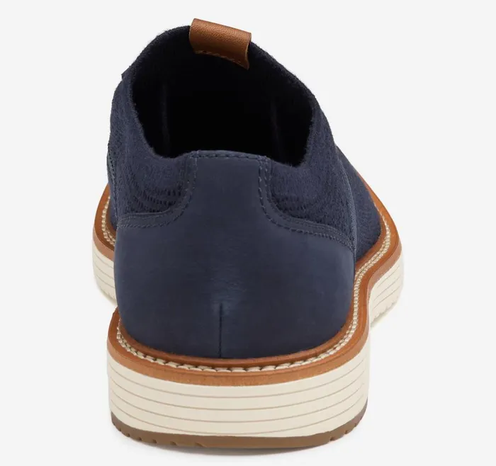 Johnston and Murphy Upton Knit Plain Toe Navy Knit Men LaceUps Johnston and Murphy Upton Knit Plain Toe Navy Knit Men LaceUps