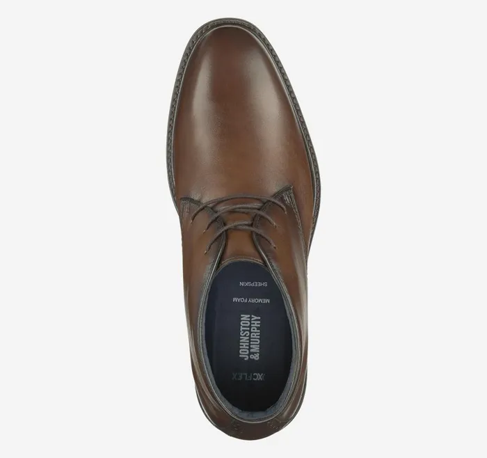 Johnston and Murphy XC Flex Raleigh Chukka Tan Full Grain Men Boots Johnston and Murphy XC Flex Raleigh Chukka Tan Full Grain Men Boots
