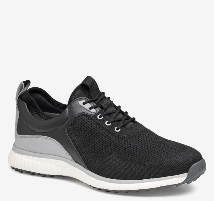 Johnston and Murphy XC4 H2Sport Hybrid Black Knitfull Grain Men Golf