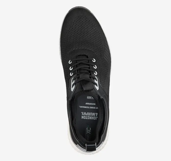 Johnston and Murphy XC4 H2Sport Hybrid Black Knitfull Grain Men Golf Johnston and Murphy XC4 H2Sport Hybrid Black Knitfull Grain Men Golf