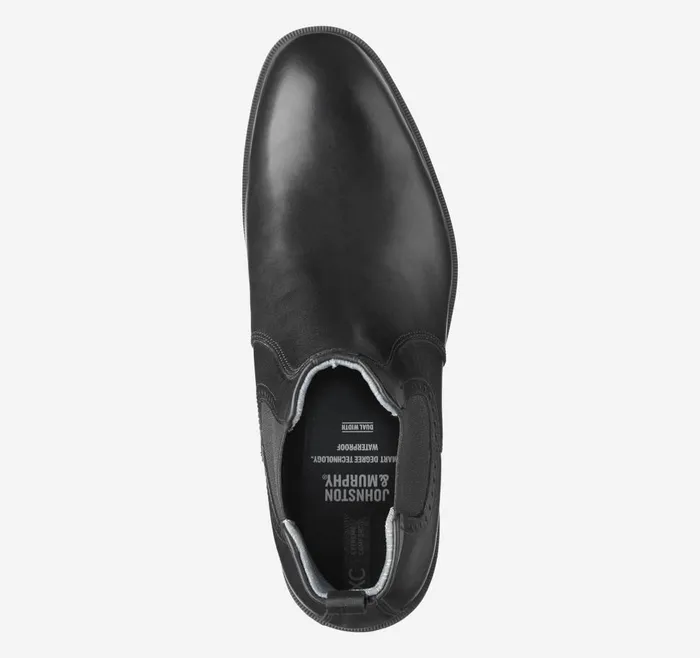 Johnston and Murphy XC4 Maddox Chelsea Boot Black Full Grain Men Boots Johnston and Murphy XC4 Maddox Chelsea Boot Black Full Grain Men Boots