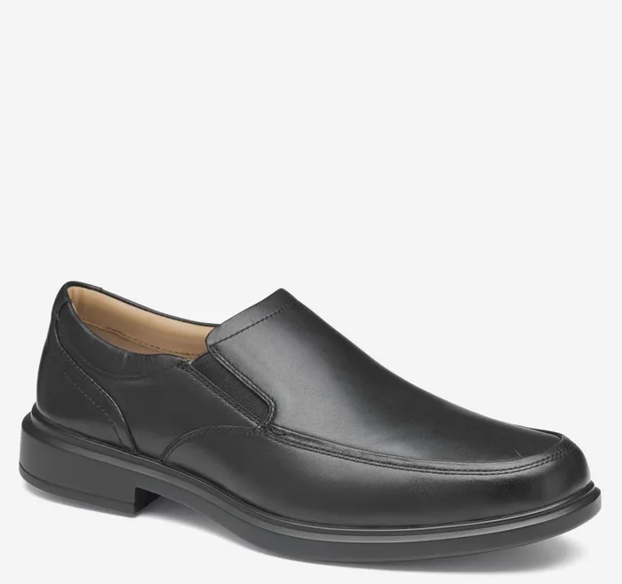 Johnston and Murphy XC4 Stanton 20 Moc Venetian Black Full Grain Men SlipOns