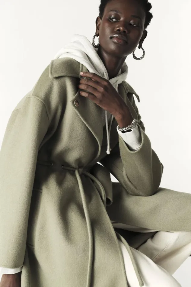 KateLong Coat Clothing Baandsh Jackets and Coats