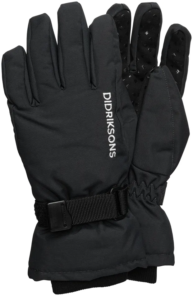Kids Biggles Gloves Black Didriksons Gloves and Mittens