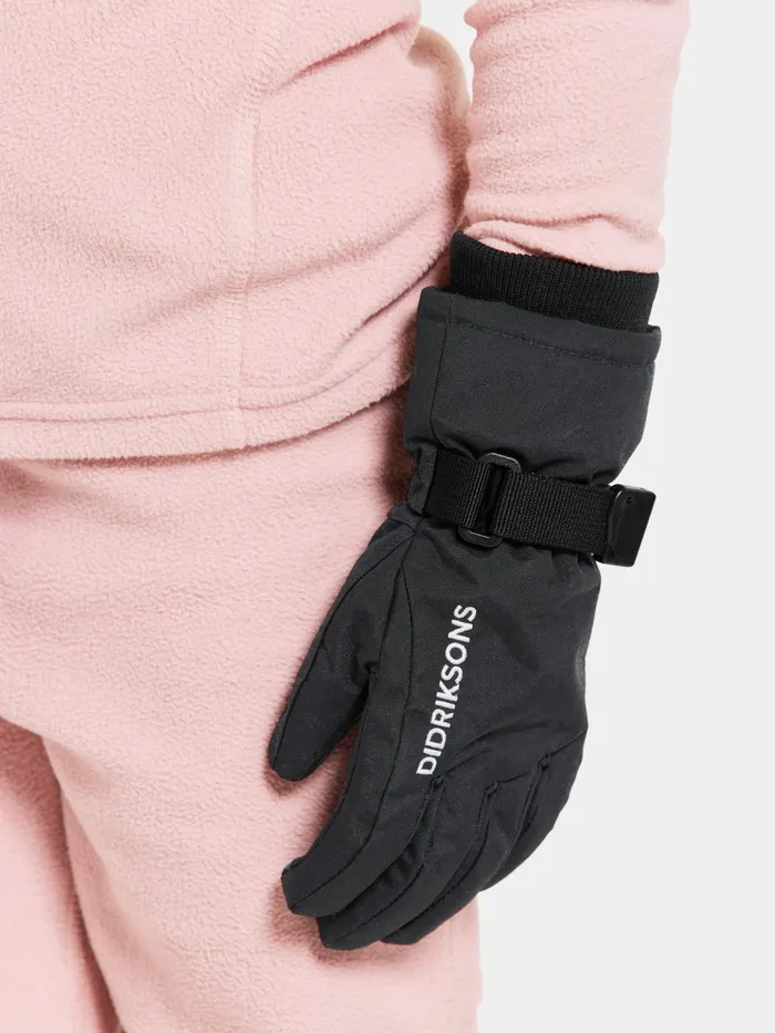 Kids Biggles Gloves Black Didriksons Gloves and Mittens