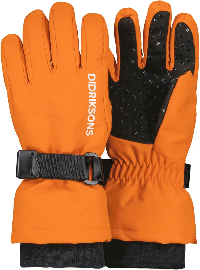 Kids Biggles Gloves Orange Jam Didriksons Gloves and Mittens