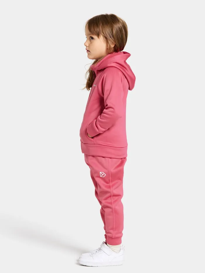 Kids Corin FullZip Dusty Azalea Didriksons Softshell Jackets