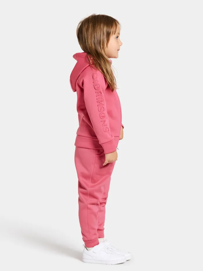 Kids Corin FullZip Dusty Azalea Didriksons Softshell Jackets