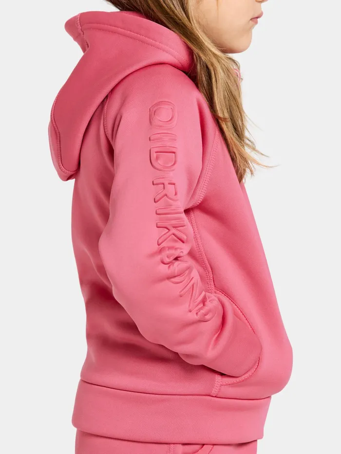 Kids Corin FullZip Dusty Azalea Didriksons Softshell Jackets