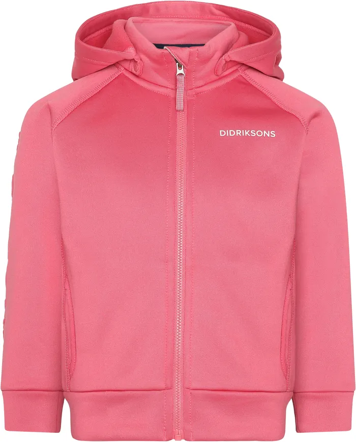 Kids Corin FullZip Dusty Azalea Didriksons Softshell Jackets