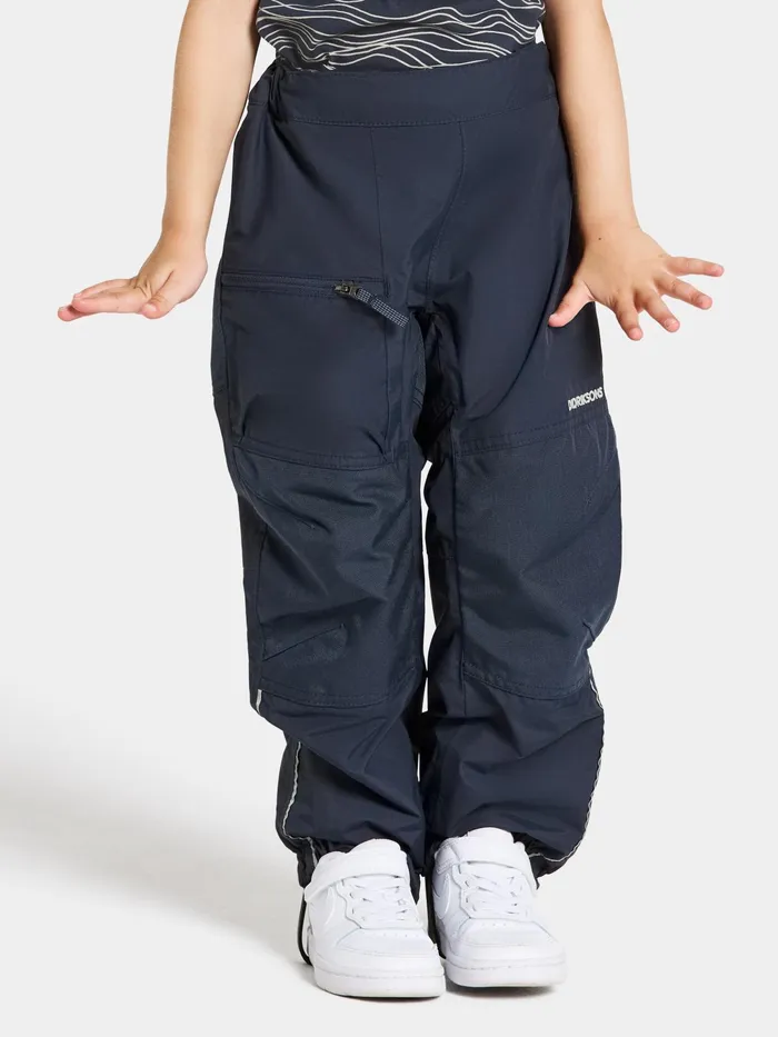 Kids Dusk Pants Navy Didriksons Waterproof Trousers