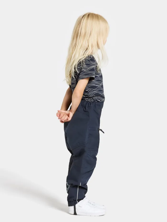 Kids Dusk Pants Navy Didriksons Waterproof Trousers