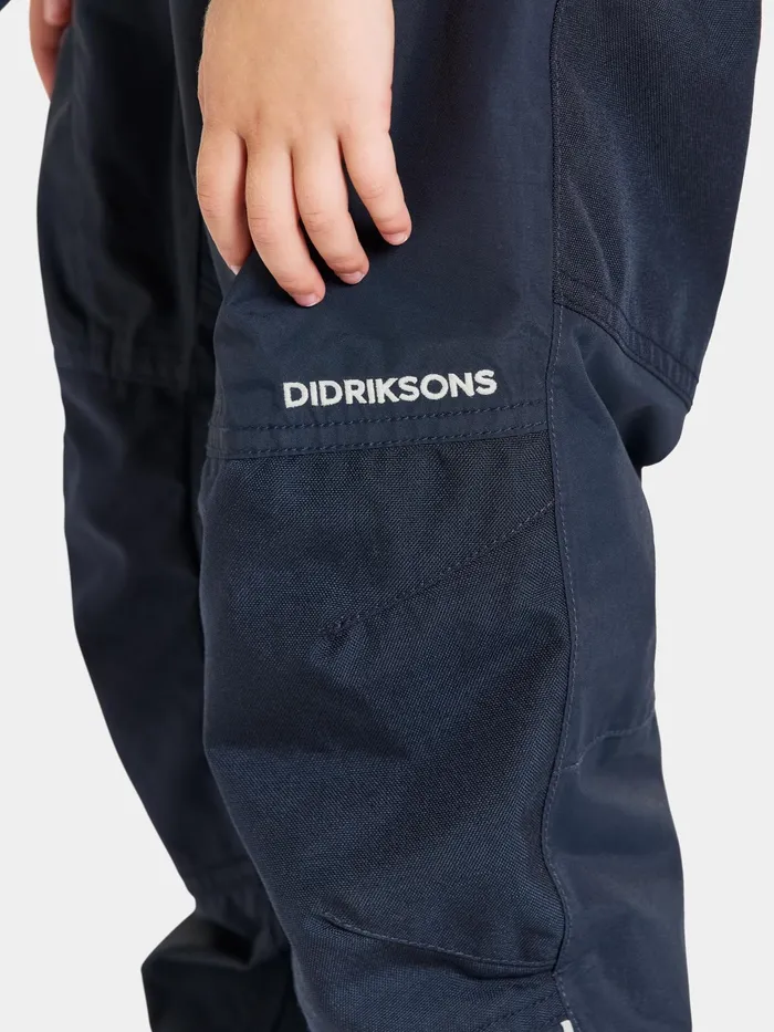 Kids Dusk Pants Navy Didriksons Waterproof Trousers