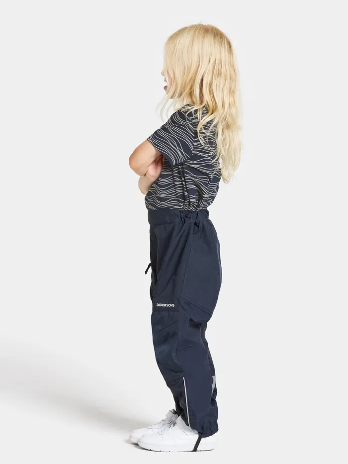 Kids Dusk Pants Navy Didriksons Waterproof Trousers