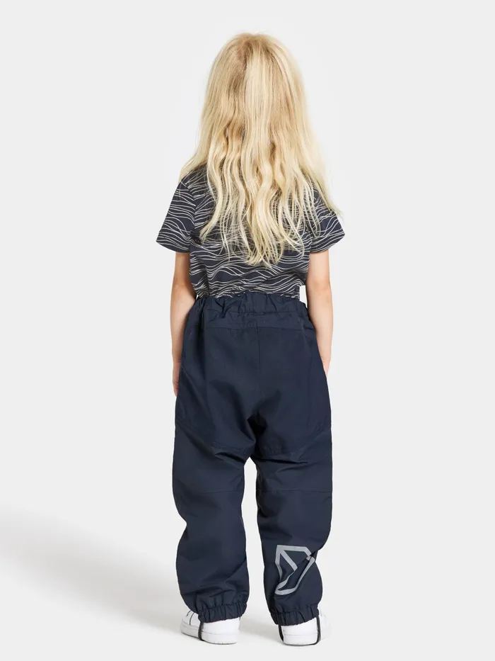 Kids Dusk Pants Navy Didriksons Waterproof Trousers