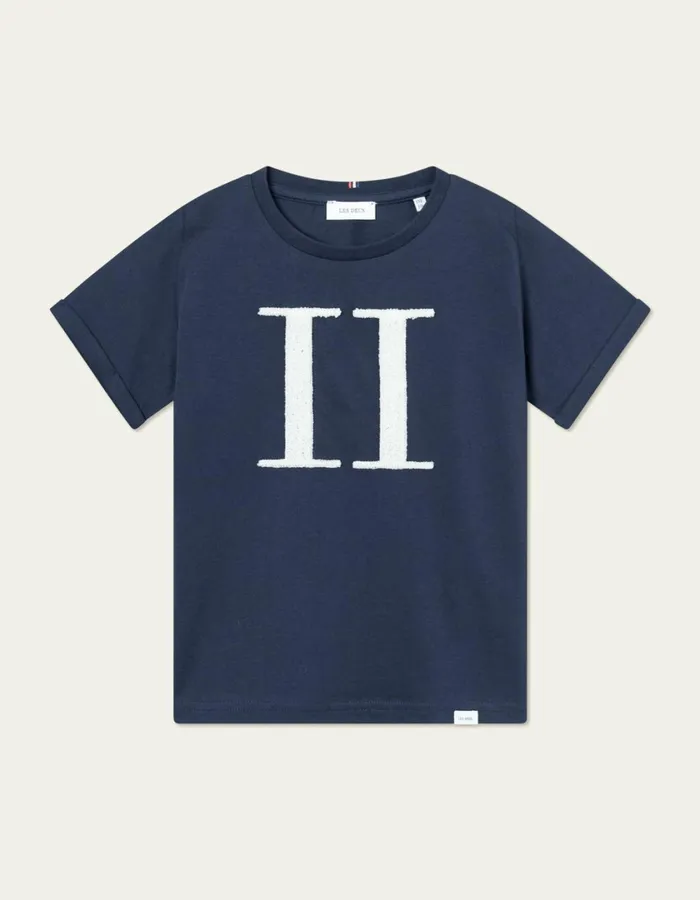 Kids Encore Boucl TShirt Kids 8211 Dark NavyIvory Les Deux Tops