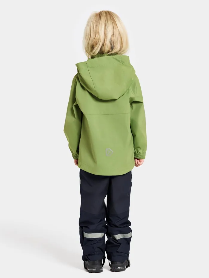 Kids Hallon Jacket Algae Green Didriksons Spring Jackets