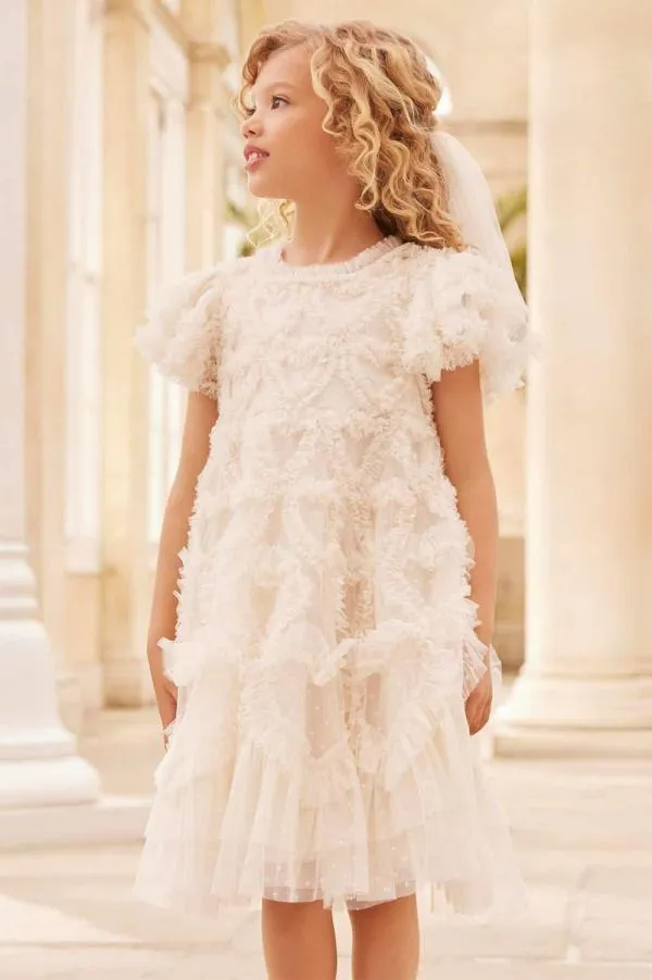 KIDS Needle and Thread Amorette Kids Dress Champagne