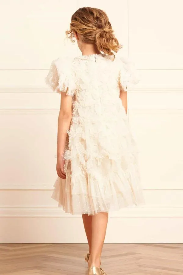 KIDS Needle and Thread Amorette Kids Dress Champagne KIDS Needle and Thread Amorette Kids Dress Champagne