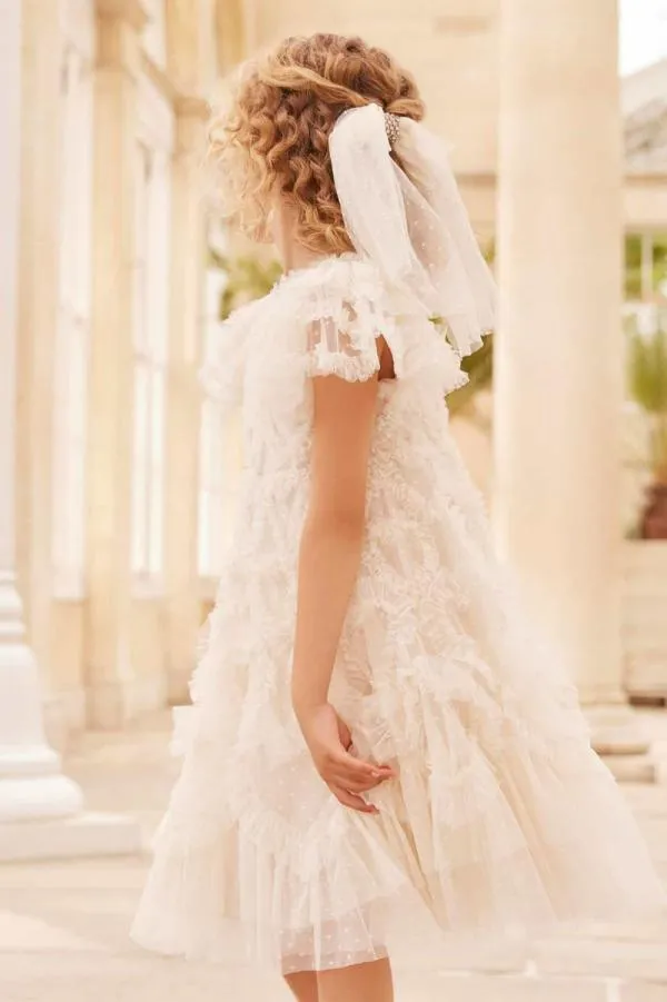KIDS Needle and Thread Amorette Kids Dress Champagne KIDS Needle and Thread Amorette Kids Dress Champagne