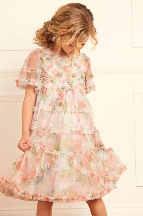 KIDS Needle and Thread Immortal Rose Maeve Kids Dress Multi