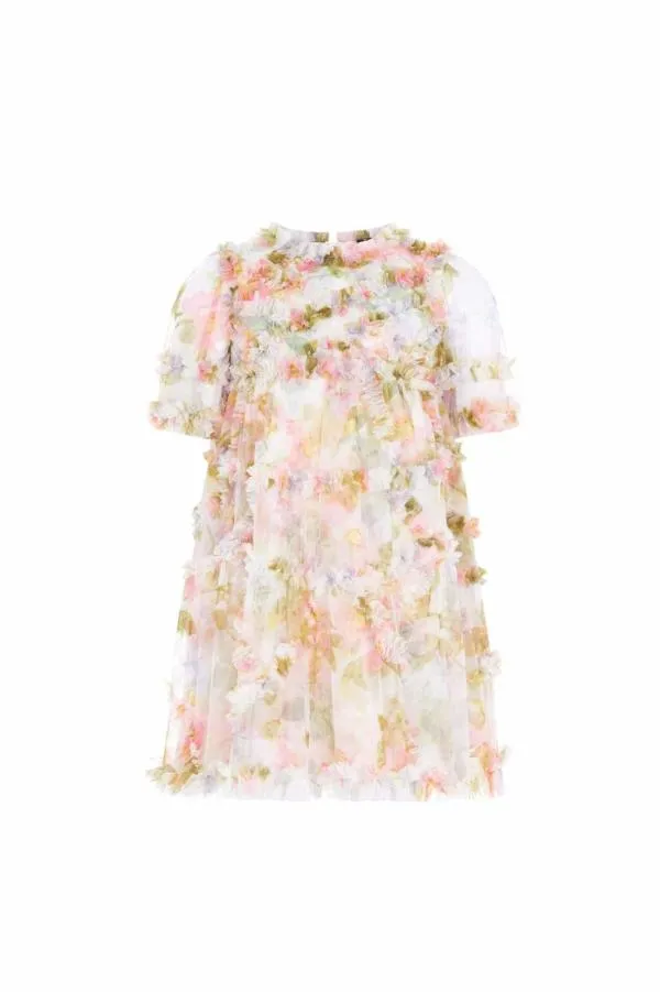 KIDS Needle and Thread Immortal Rose Maeve Kids Dress Multi KIDS Needle and Thread Immortal Rose Maeve Kids Dress Multi