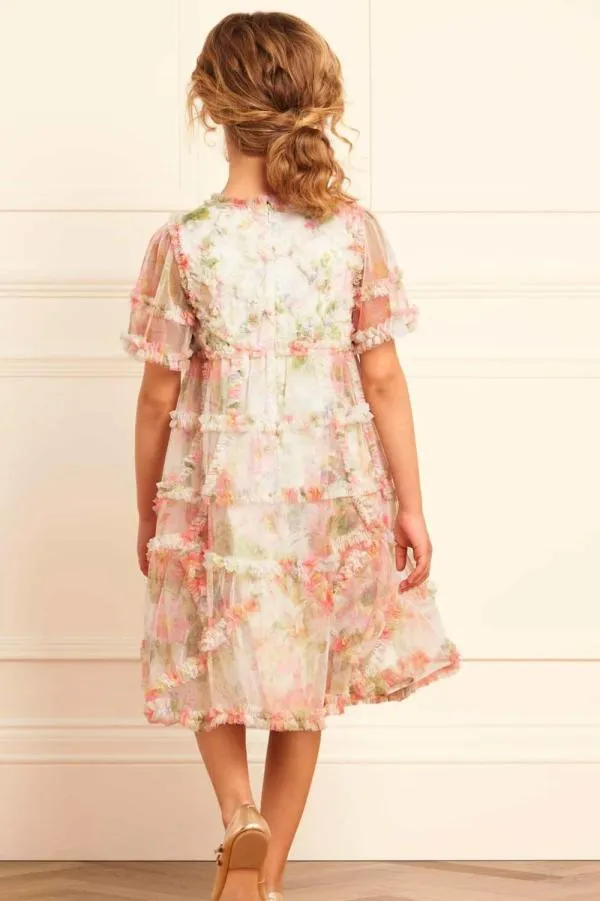 KIDS Needle and Thread Immortal Rose Maeve Kids Dress Multi KIDS Needle and Thread Immortal Rose Maeve Kids Dress Multi