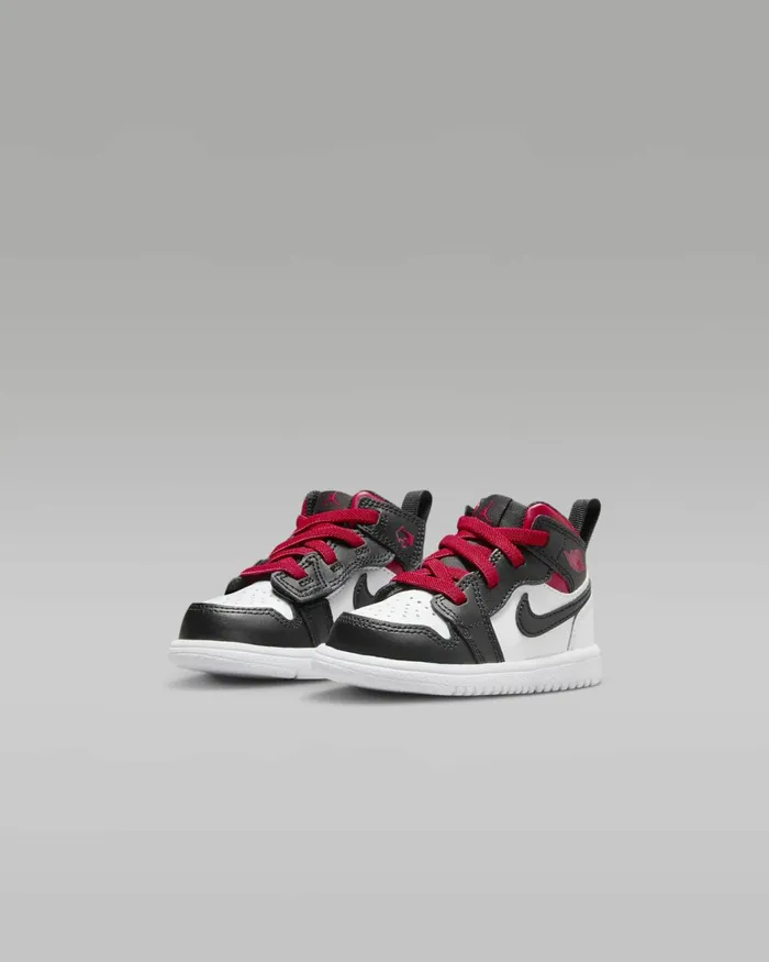 Kids Nike Baby and Toddler 03 Years Jordan 1 Mid Alt Whiteblackgym Red