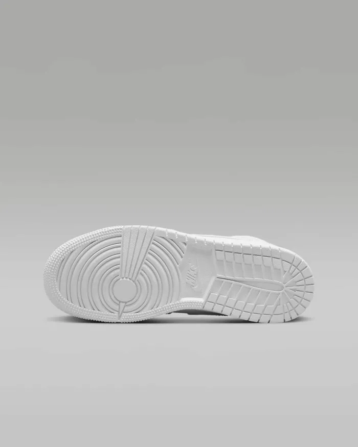 Kids Nike Jordan Jordan 1 Mid Whitewhitewhite