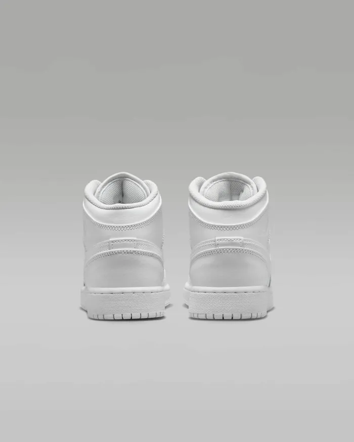 Kids Nike Jordan Jordan 1 Mid Whitewhitewhite