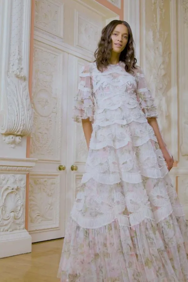 KIDSWomen Needle and Thread Rose Powder Ingrid Gown Multi KIDSWomen Needle and Thread Rose Powder Ingrid Gown Multi