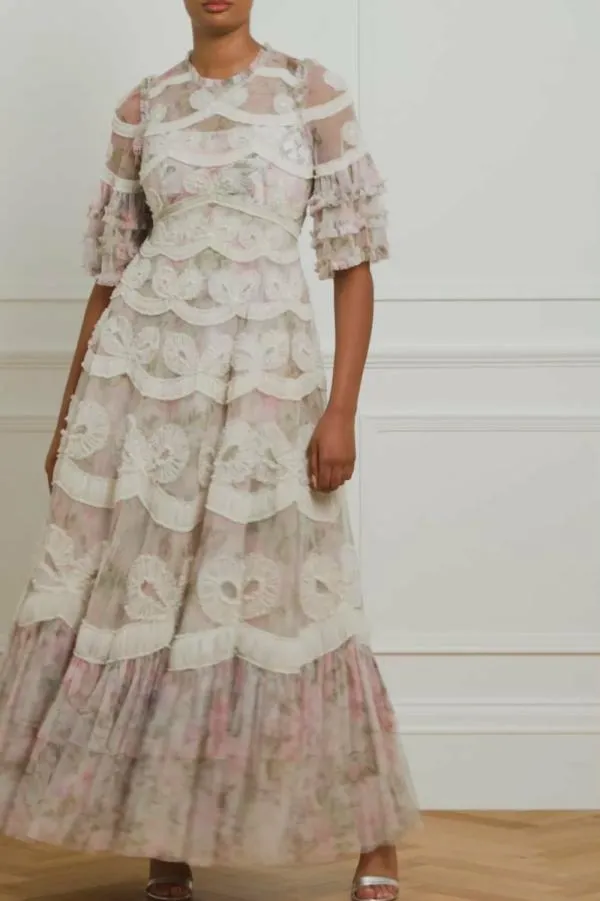 KIDSWomen Needle and Thread Rose Powder Ingrid Gown Multi KIDSWomen Needle and Thread Rose Powder Ingrid Gown Multi