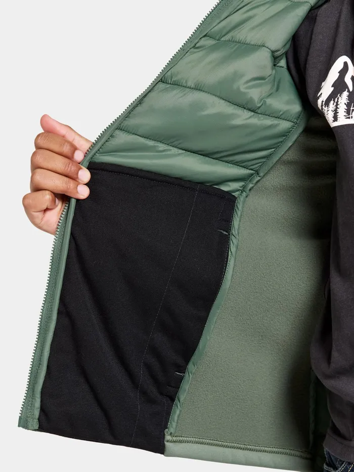 KidsYouth Kapris FullZip Dark Moss Didriksons Fleece and Midlayers