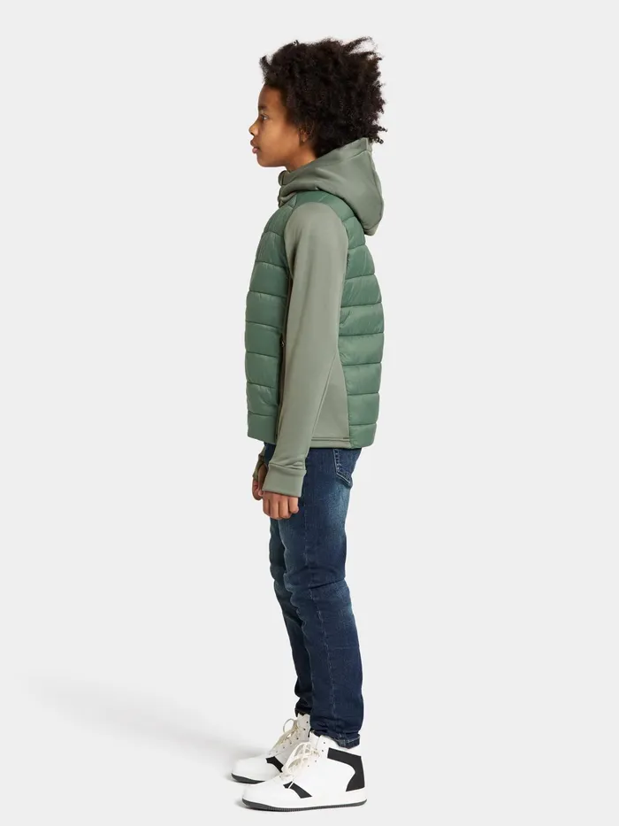 KidsYouth Kapris FullZip Dark Moss Didriksons Fleece and Midlayers