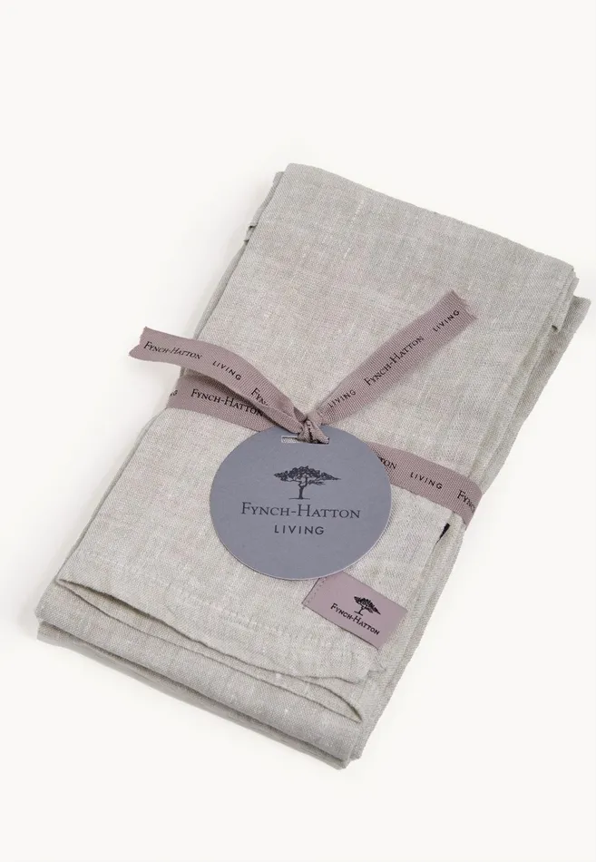 Kitchen Accessories Living FYNCHHATTON Knysna Kitchen Towel Set Of 2 Elephant Graysage