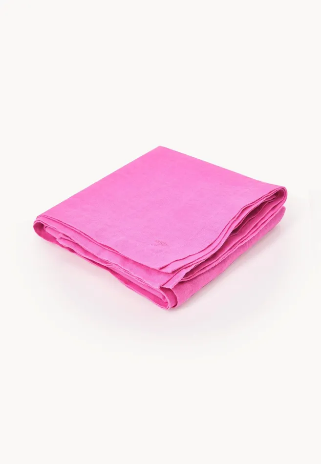 Kitchen Accessories Living FYNCHHATTON Sandibe Napkins Set Of 4 Hot Pinkdove Blueblue Stripedelephant Graysage