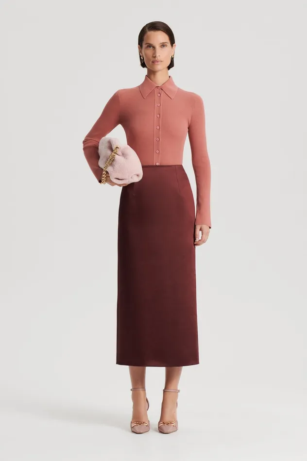 KNIT SHIRT BLUSH Women Knitwear Scanlan Theodore