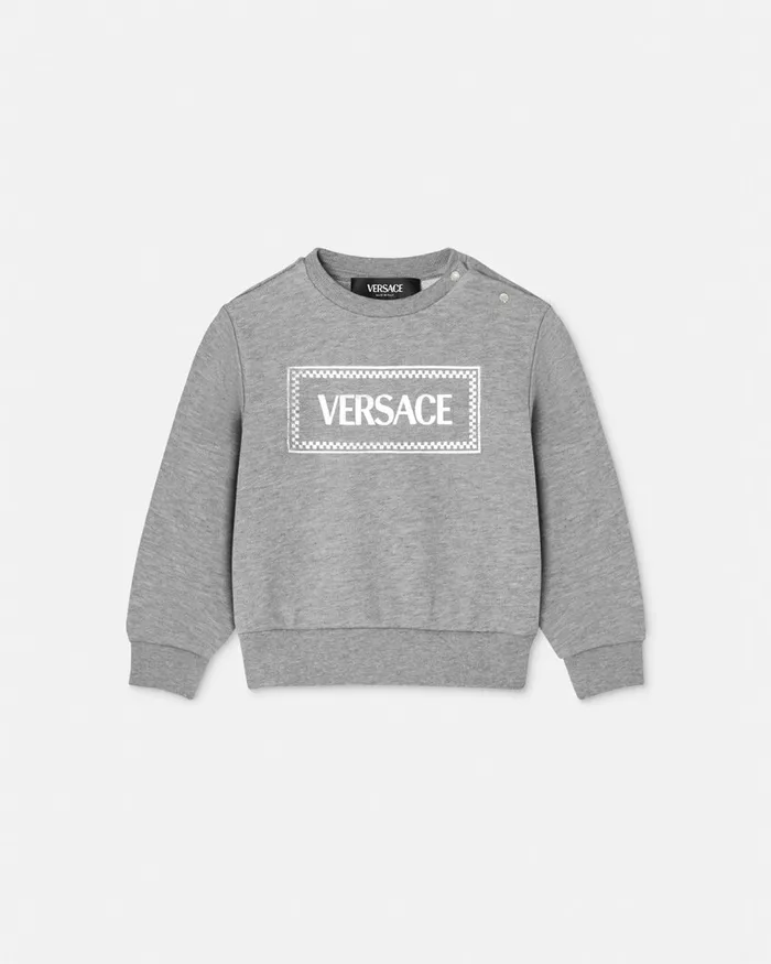 Knitwear and Sweatshirts Kids Versace 90s Vintage Logo Baby Sweatshirt 2em40