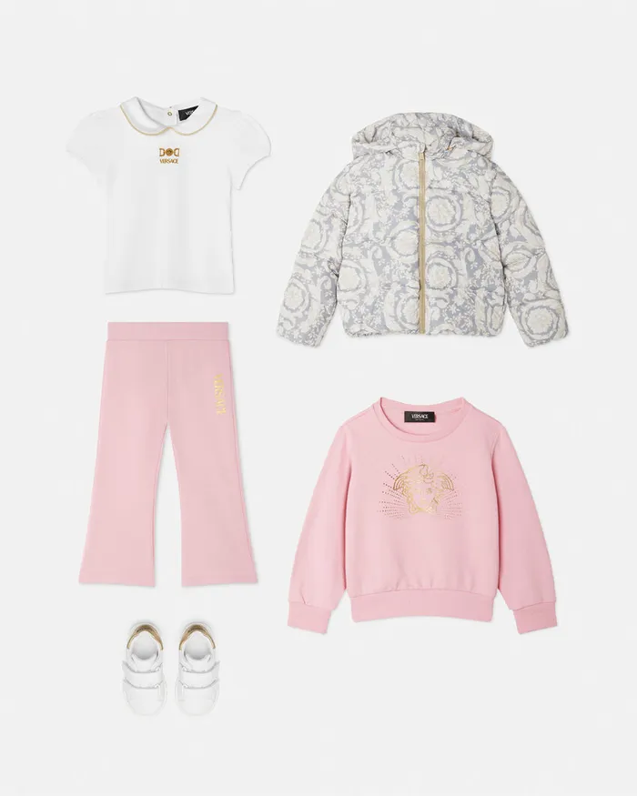 Knitwear and Sweatshirts Kids Versace Medusa Sweatshirt Pink
