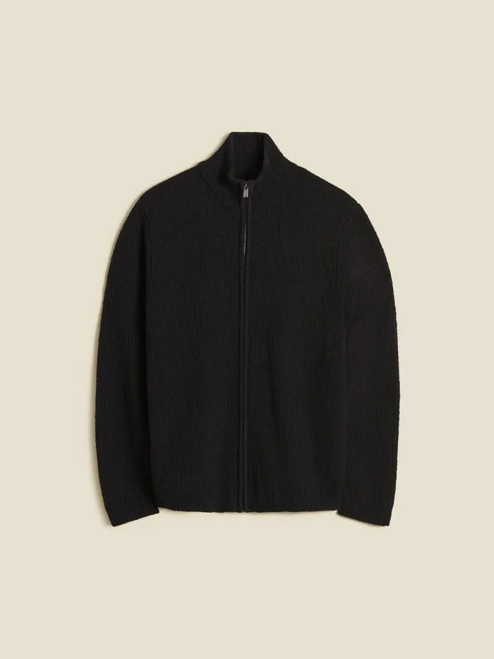 Knitwear Men Holzweiler Atlantic Zip Cardigan Black